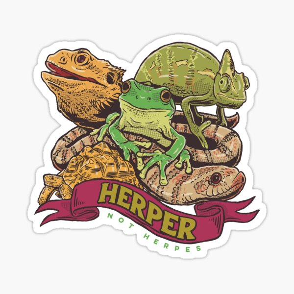 Item preview, Herper, not herpes - Color designed and sold by Inspireexotics.