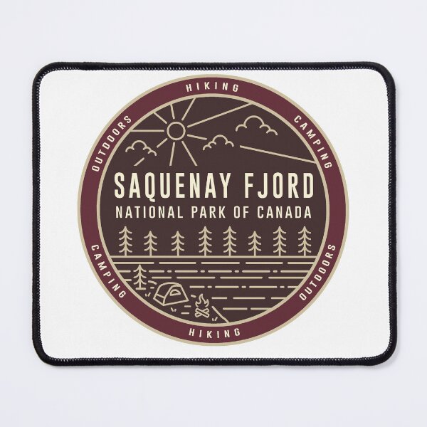 Item preview, Saquenay Fjord National Park Sketch Logo designed and sold by VanyaKar.