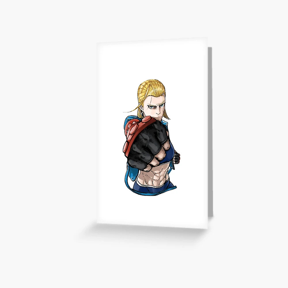 Cammy street fighter pixel sprite Greeting Card for Sale by