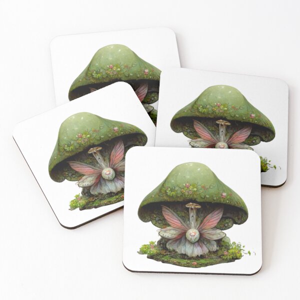 Item preview, Vintage Fairy Mushroom designed and sold by CritterStickers.