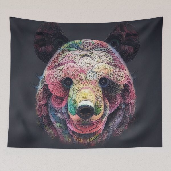 Item preview, Meditation Mandala Spirit Bear  designed and sold by supershaun.