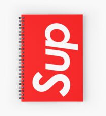 sup white Spiral Notebook