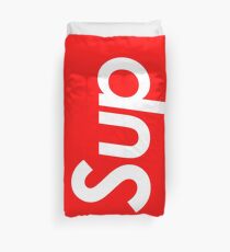 sup white Duvet Cover