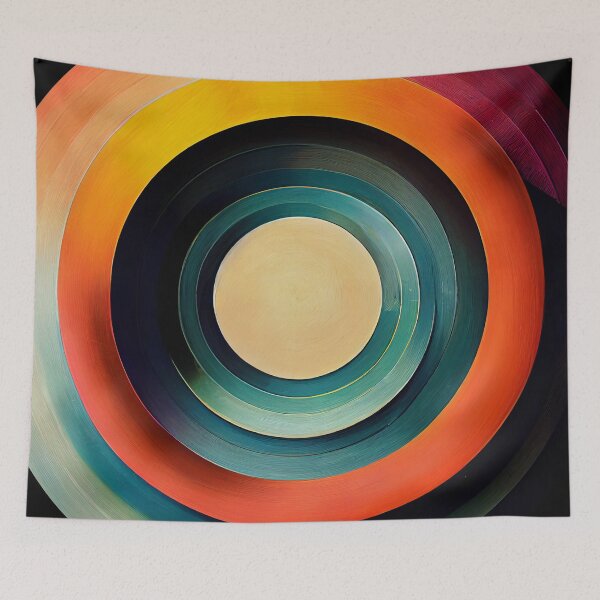 Item preview, Painted Concentric Circles designed and sold by Texterns.