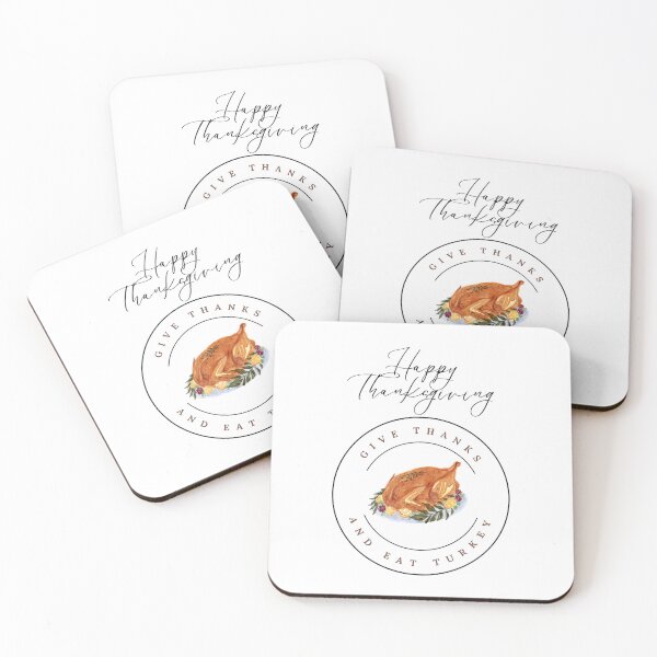 Item preview, Give Thanks And Eat Turkey.  Happy Thanksgiving. designed and sold by Marvett-World.