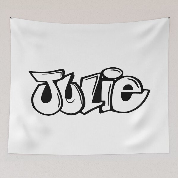 Item preview, Julie - Graffiti Name Design designed and sold by NameThatShirt.