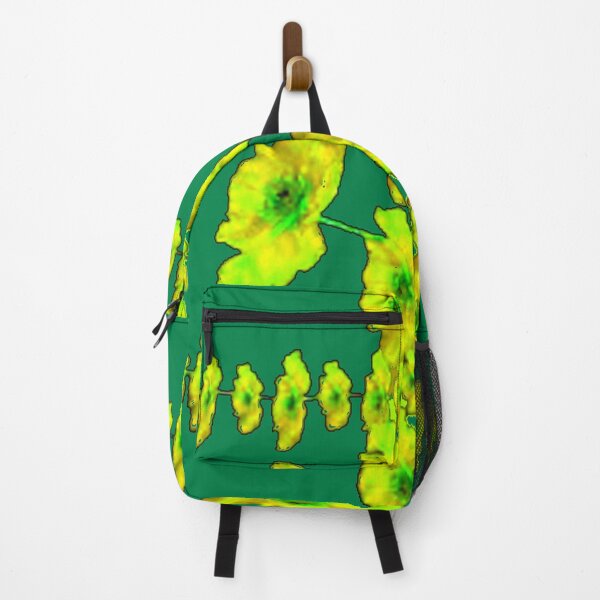 Item preview, DECORATIVE YELLOW-GREEN FLORAL DESIGN GREEN ART designed and sold by sharlesart.