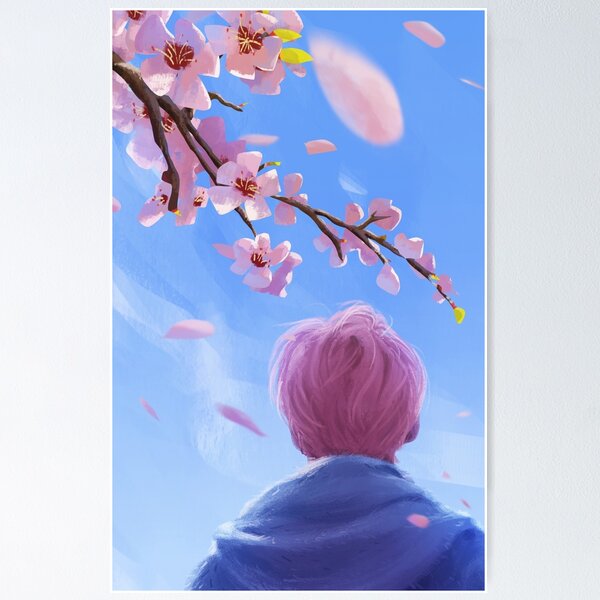 BTS BTS: SPRING newest DAY Giclée on Paper - Unframed - 12 x 16 Rare