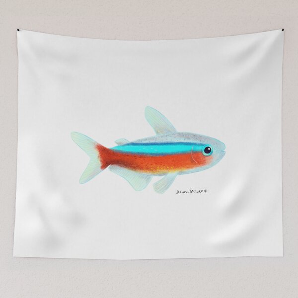 Item preview, Cardinal Tetra Fish designed and sold by julianamotzko.