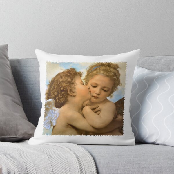 Item preview, The First Kiss angels detail by WilliamAdolphe Bouguereau designed and sold by ShakitaMa.