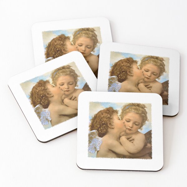 Item preview, The First Kiss angels detail by WilliamAdolphe Bouguereau designed and sold by ShakitaMa.