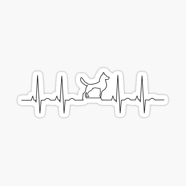 dog lovers art Sticker