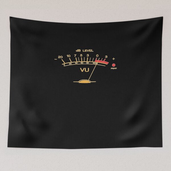 Item preview, Volume VU Meter Vintage Audio Engineer Recording Studio Gear Head Musician Guitar Shirt Mug Sticker  designed and sold by MichealBergman.