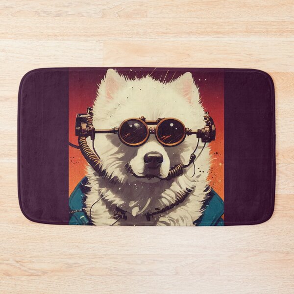 Item preview, Vintage samoyed portrait designed and sold by etherElric.