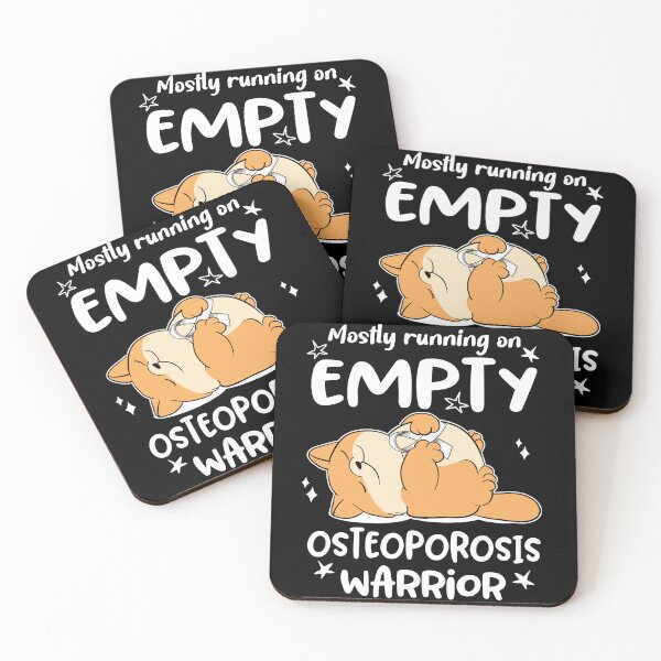 Item preview, Mostly running on Empty Osteoporosis Warrior designed and sold by ElizabethS809.