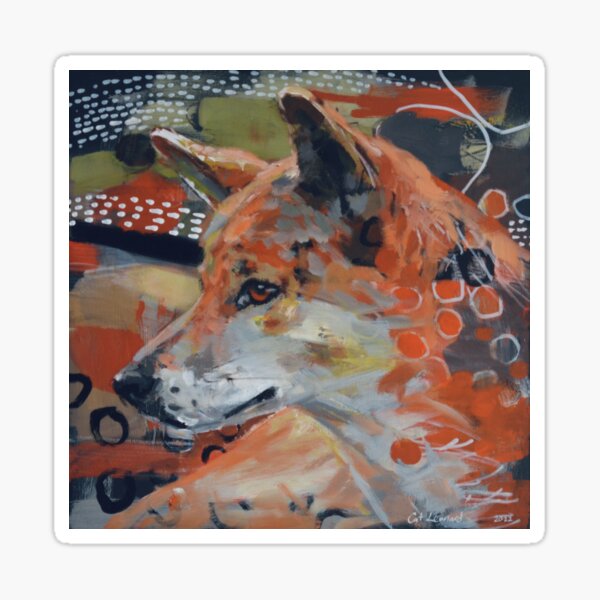 Dingo Dreaming Sticker