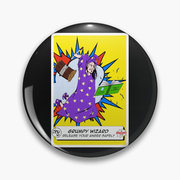 Item preview, Grumpy Wizard - The Naughty Oracle designed and sold by Naomi-Beth.