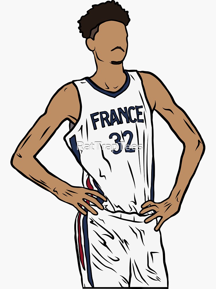 "Victor Wembanyama France" Sticker for Sale by RatTrapTees | Redbubble