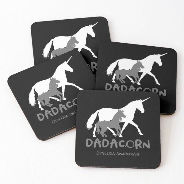 Item preview, Dyslexia Awareness Dad Unicorn Dadacorn Support Dyslexia Warrior  designed and sold by RunningShop.