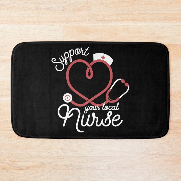 Item preview, Support Your Local Nurse designed and sold by vonplatypus.