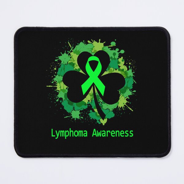 Item preview, Lymphoma Awareness Clover Ribbon Happy Patricks Day Support Lymphoma Warrior Gifts designed and sold by Tammyilaria.