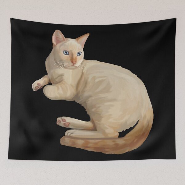 Item preview, Cute Flame Point Siamese Cat designed and sold by Deborah Camp.