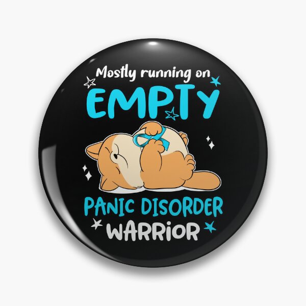 Item preview, Mostly running on Empty Panic Disorder Warrior designed and sold by ElizabethS809.