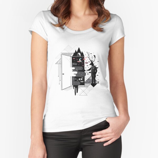Take it or dream it Fitted Scoop T-Shirt