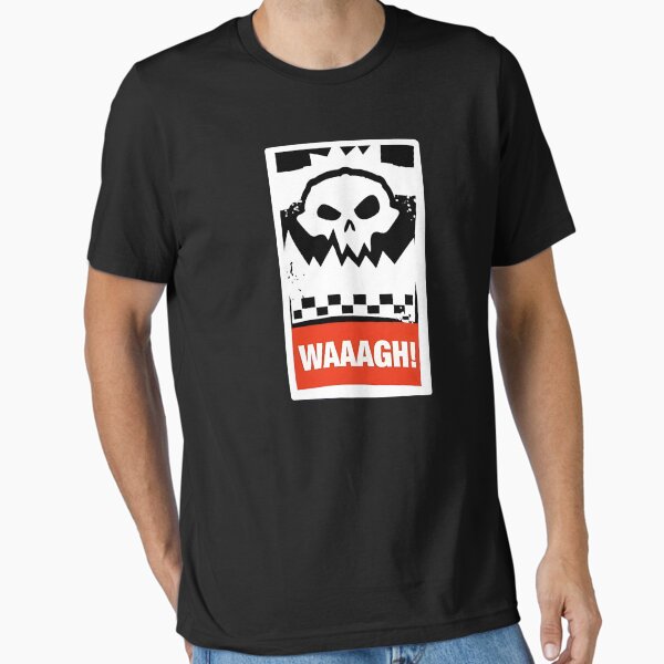 Vista previa del artículo con la obra «"Ork Waaagh! Meme de juegos de guerra"», diseñado y vendido por JoseGromann.