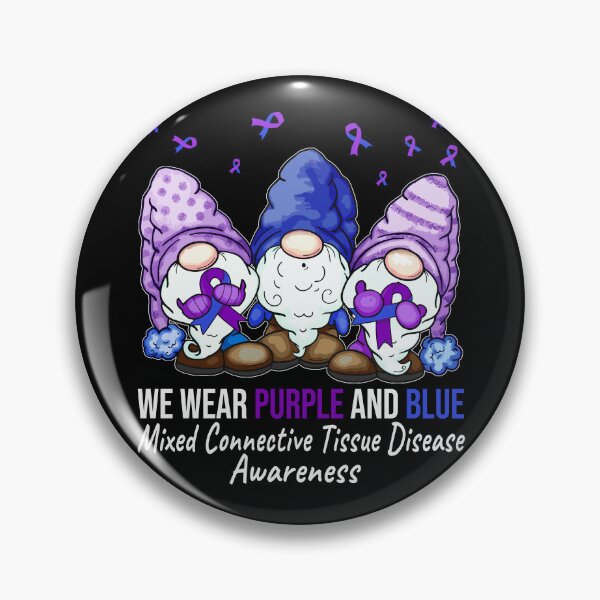 Item preview, Purple and Blue Ribbon Mixed Connective Tissue Disease Awareness designed and sold by kibbeegaddisi.