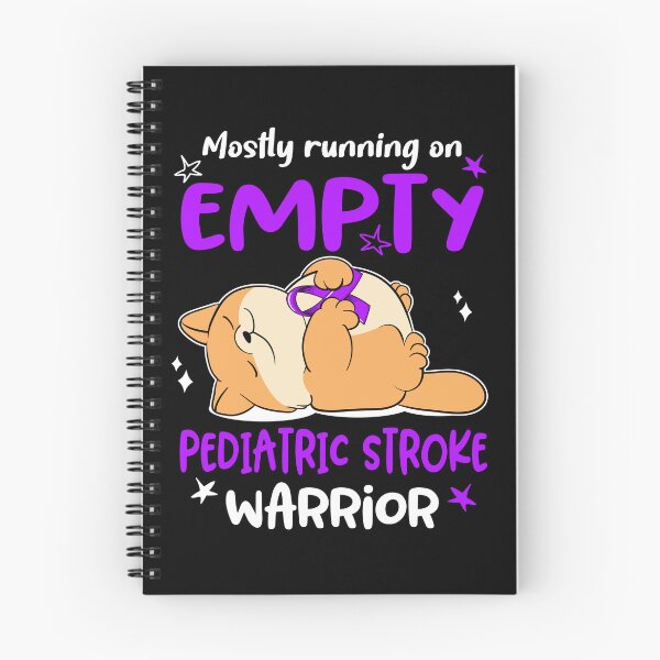 Item preview, Mostly running on Empty Pediatric Stroke Warrior designed and sold by ElizabethS809.