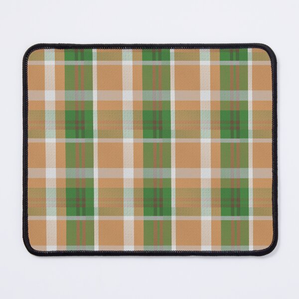 Item preview, Orange and Green Harvest Plaid Repeat Pattern designed and sold by rhombusOnion.