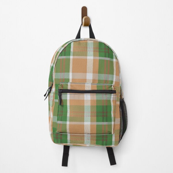 Item preview, Orange and Green Harvest Plaid Repeat Pattern designed and sold by rhombusOnion.