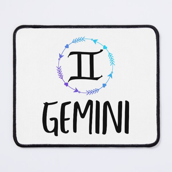 Item preview, Gemini Zodiac Sign Arrow Border designed and sold by Hellofriendco.