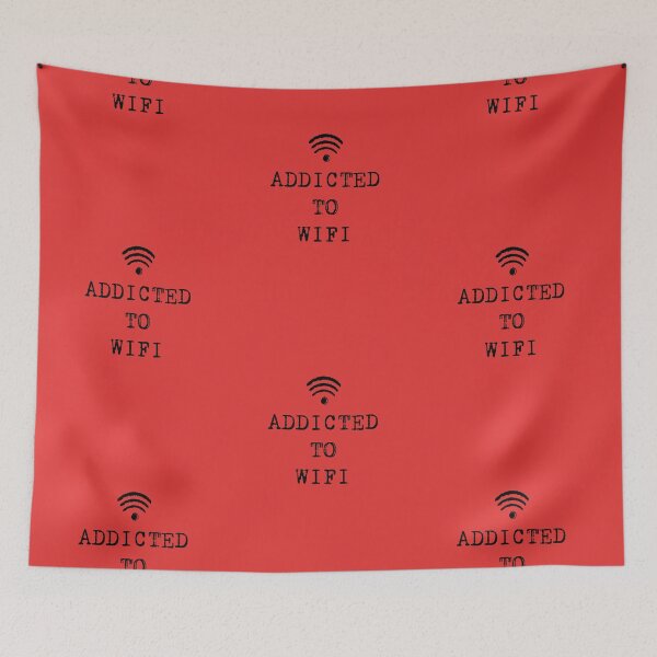 Item preview, ADDICTED TO WIFI designed and sold by Bundjum.