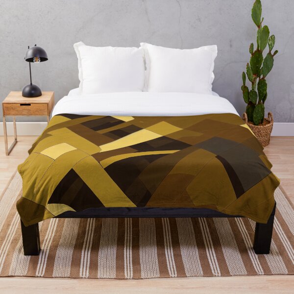Item preview, Aeon Flux Op Art Videojuego abstracto Chic Brown Sharp Diseño geométrico designed and sold by CrowBerryCream.