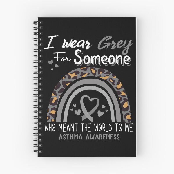 Item preview, Asthma Awareness I Wear Grey for Someone Who Meant The World To Me designed and sold by GennieShop.
