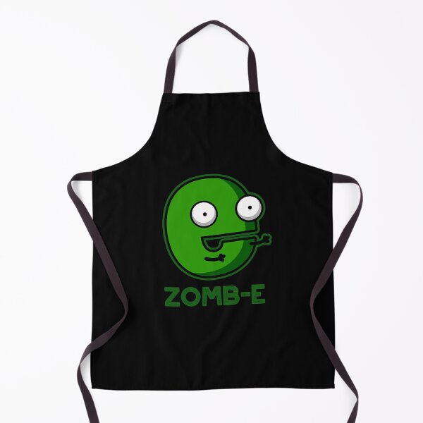 Item preview, Zom-E Halloween Funny Zombie Alphabet E Puns (Dark BG) designed and sold by punnybone.