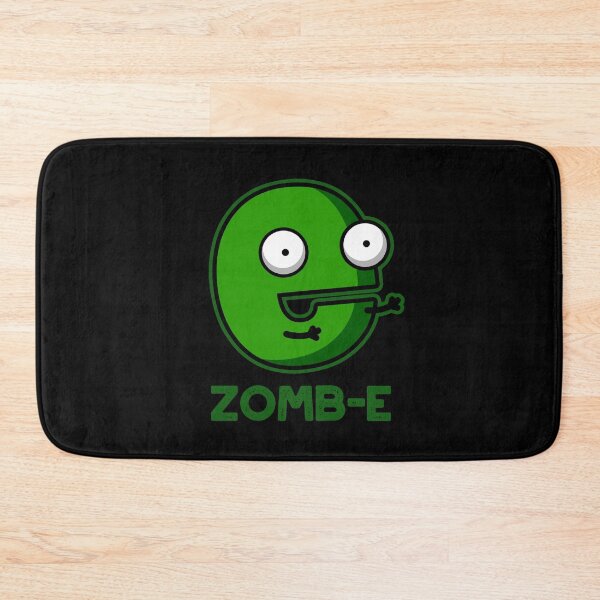Item preview, Zom-E Halloween Funny Zombie Alphabet E Puns (Dark BG) designed and sold by punnybone.