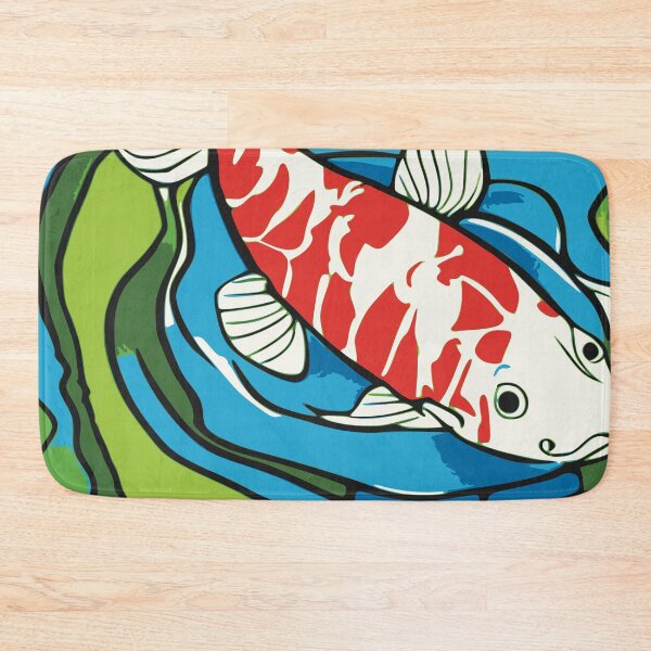 Item preview, Koi Swimming in pond designed and sold by Nonshape.