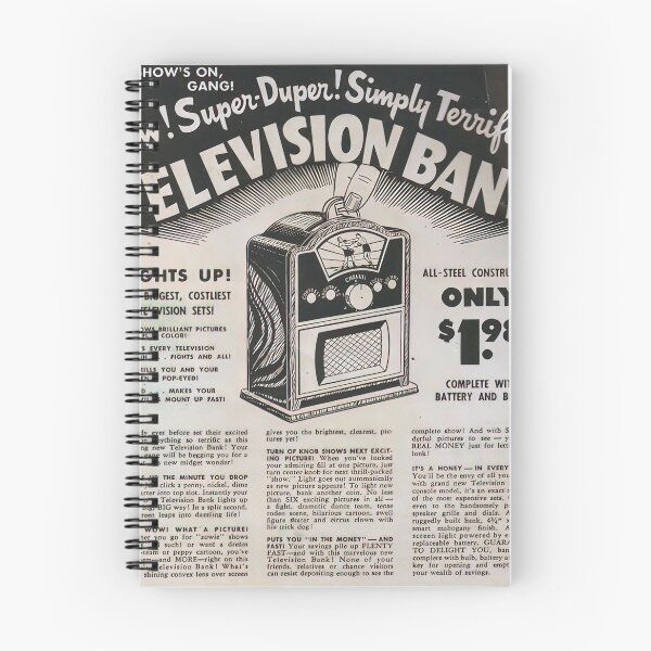 Item preview, Retro Pocket TV Newspaper Advert designed and sold by Organic Creeps.