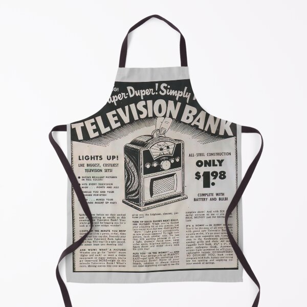 Item preview, Retro Pocket TV Newspaper Advert designed and sold by Organic Creeps.
