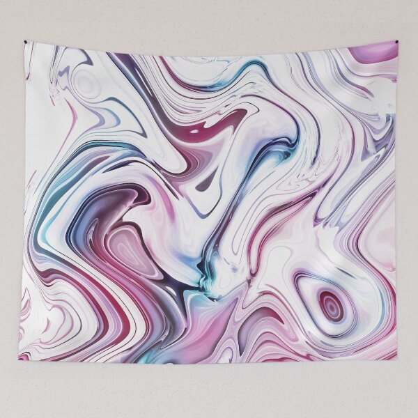 Item preview, Liquid Marble - Pink and Blue designed and sold by Dominiquevari.