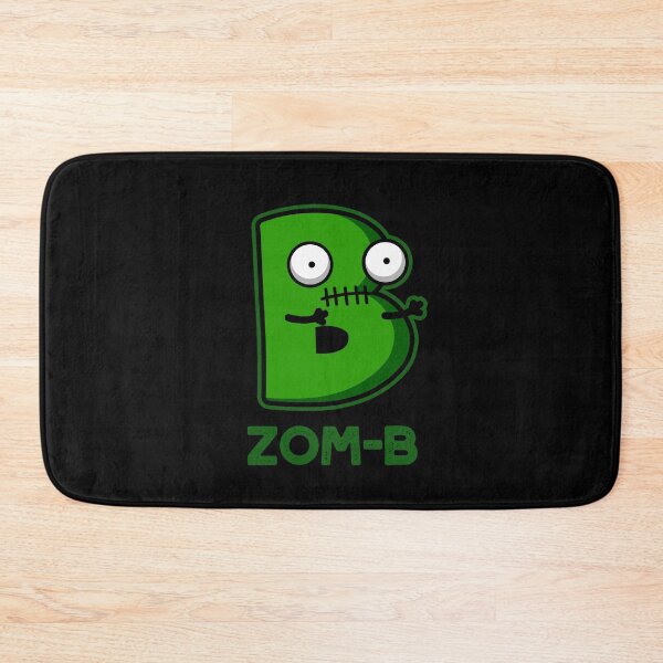 Item preview, Zom-B Funny Halloween Zombie Alphabet B Puns (Dark BG) designed and sold by punnybone.