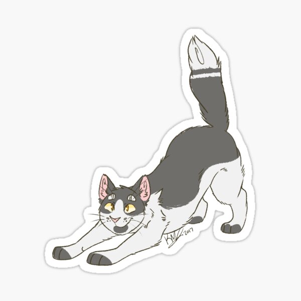 Bluestar - A Noble Leader Sticker for Sale by sodapoptops