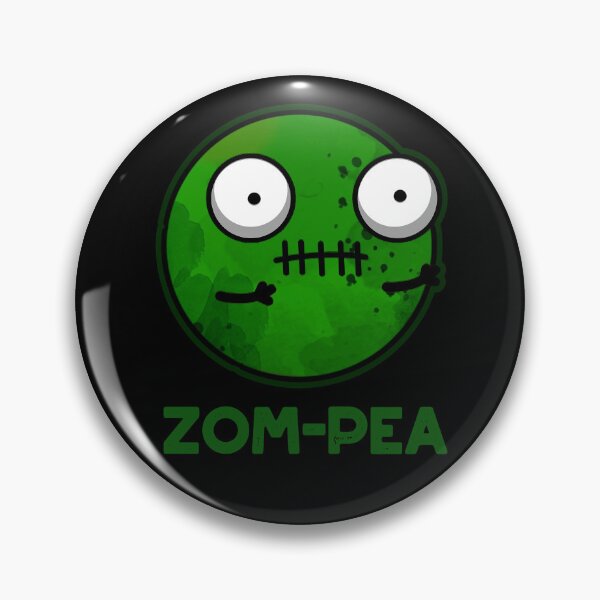 Item preview, Zom-pea Halloween Funny Zombie Pea Puns (Dark BG) designed and sold by punnybone.