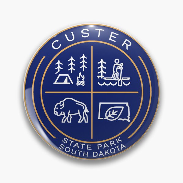 Item preview, Custer State Park SD Heraldic Logo designed and sold by VanyaKar.