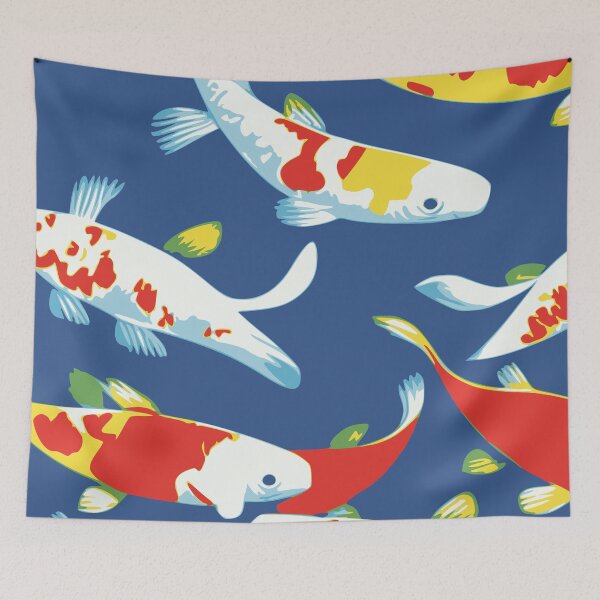Item preview, Red Koi Yellow Koi White Koi designed and sold by Nonshape.