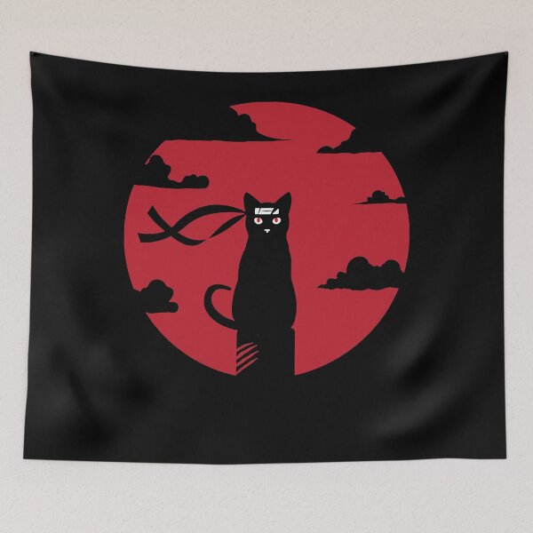 Item preview, Retro Print Ninja Cat Redmoon Really Think The Best Girls Boys designed and sold by ChloeNerliLabys.
