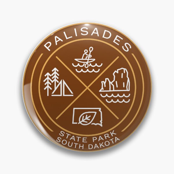 Item preview, Palisades State Park SD Heraldic Logo designed and sold by VanyaKar.
